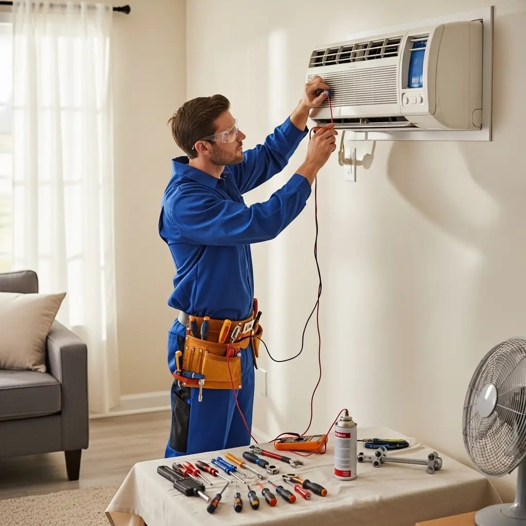 Demirci ECA ECA klima gaz dolumu ve bakım – Enerji verimliliği artırıldı. - Teknik servis örneği